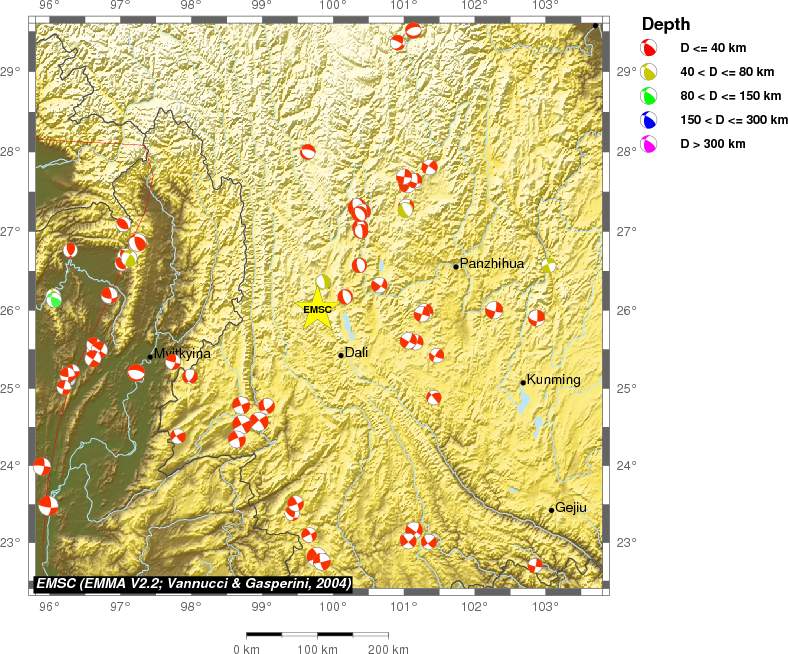 Regional moment Tensor