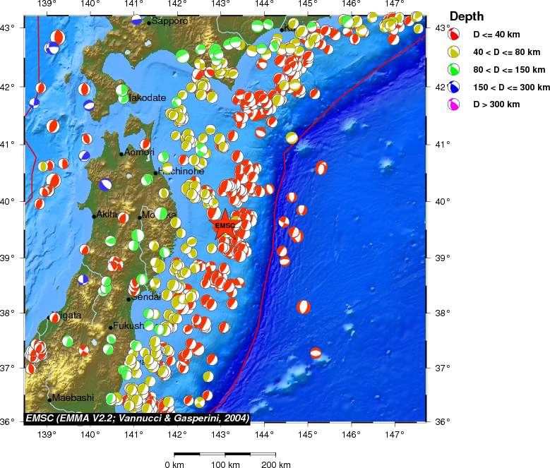 Regional moment Tensor
