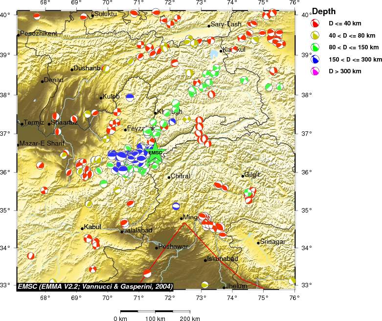 Regional moment Tensor