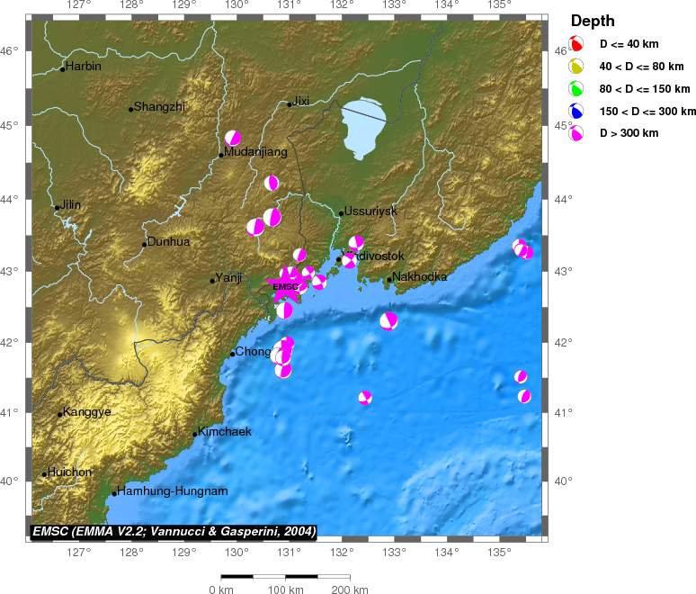 Regional moment Tensor