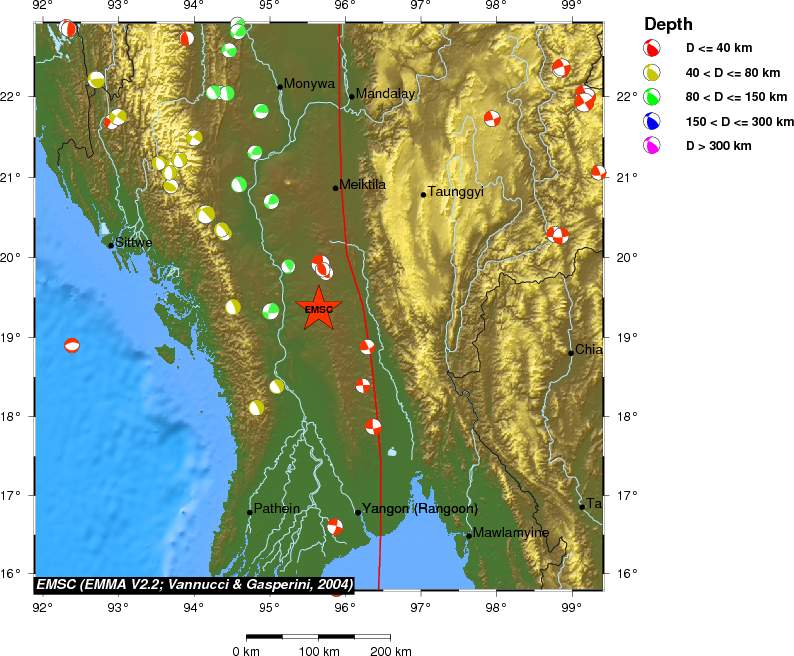 Regional moment Tensor
