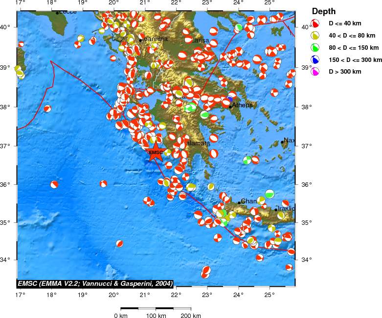 Regional moment Tensor