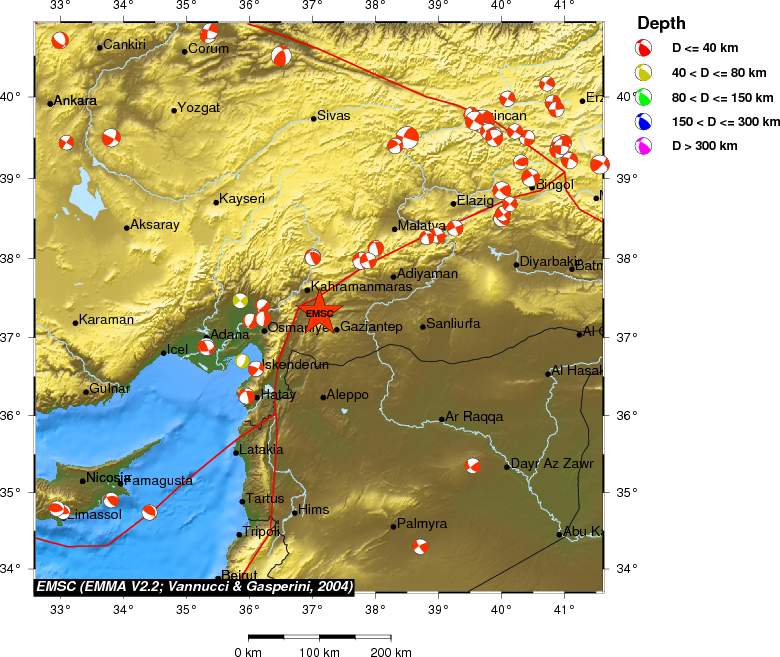 Regional moment Tensor