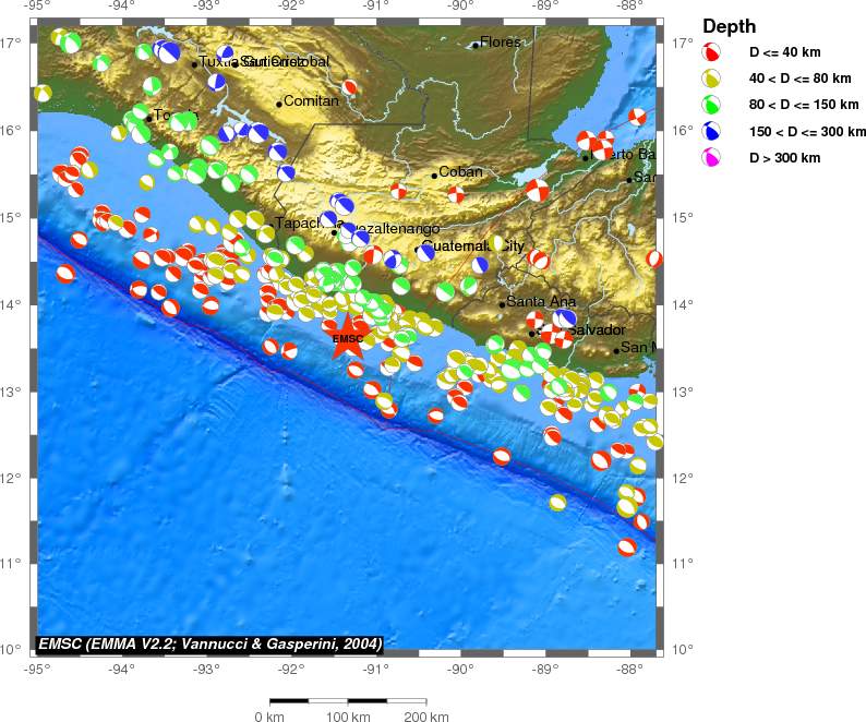 Regional moment Tensor