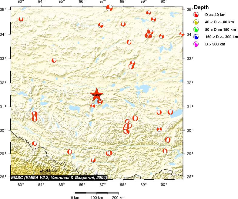 Regional moment Tensor
