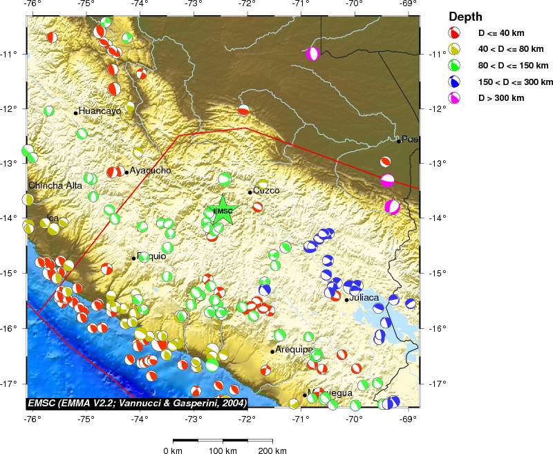 Regional moment Tensor