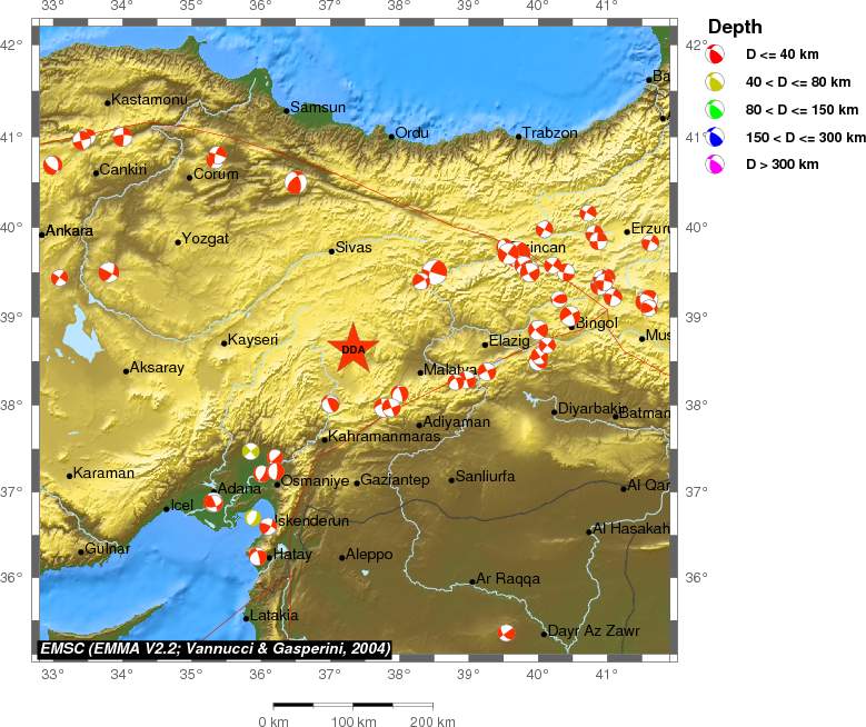 Regional moment Tensor