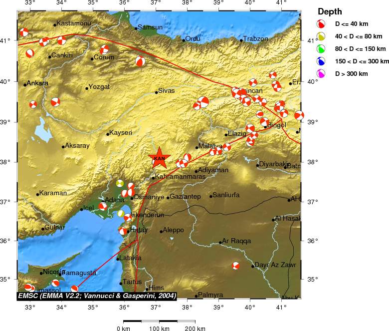 Regional moment Tensor