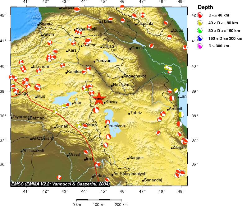 Regional moment Tensor