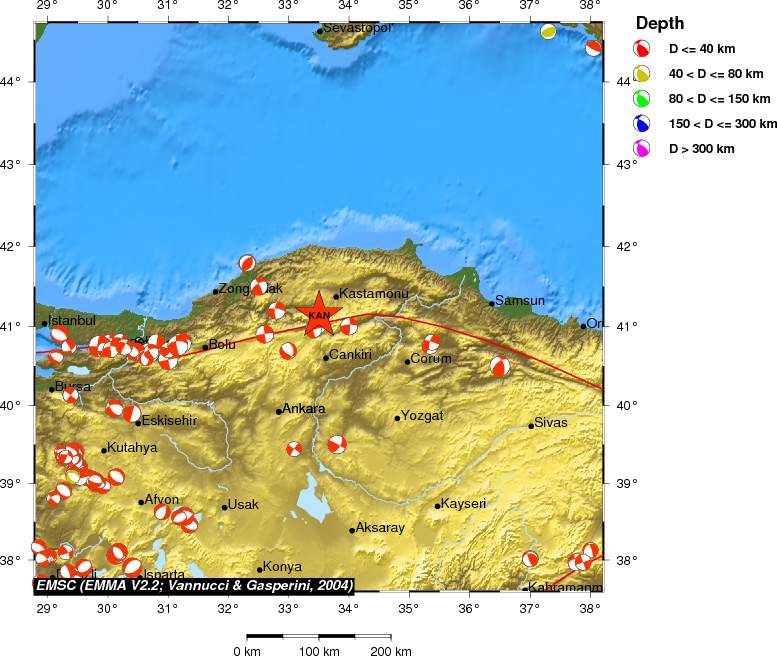 Regional moment Tensor