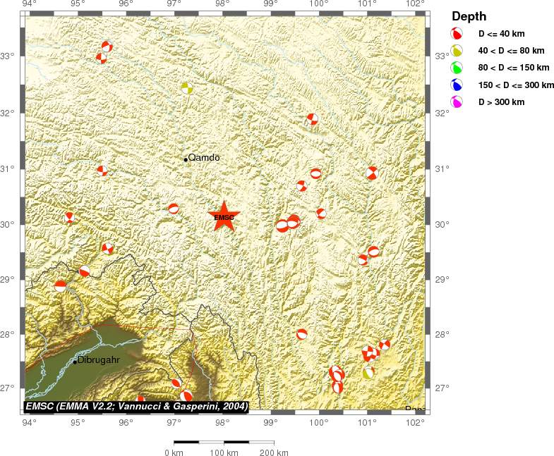 Regional moment Tensor