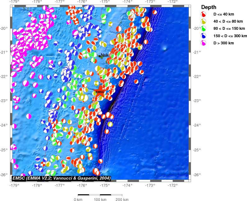 Regional moment Tensor