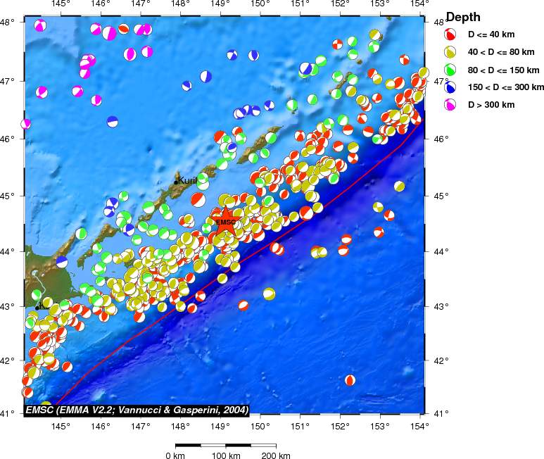 Regional moment Tensor