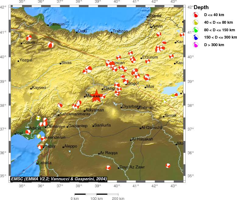 Regional moment Tensor