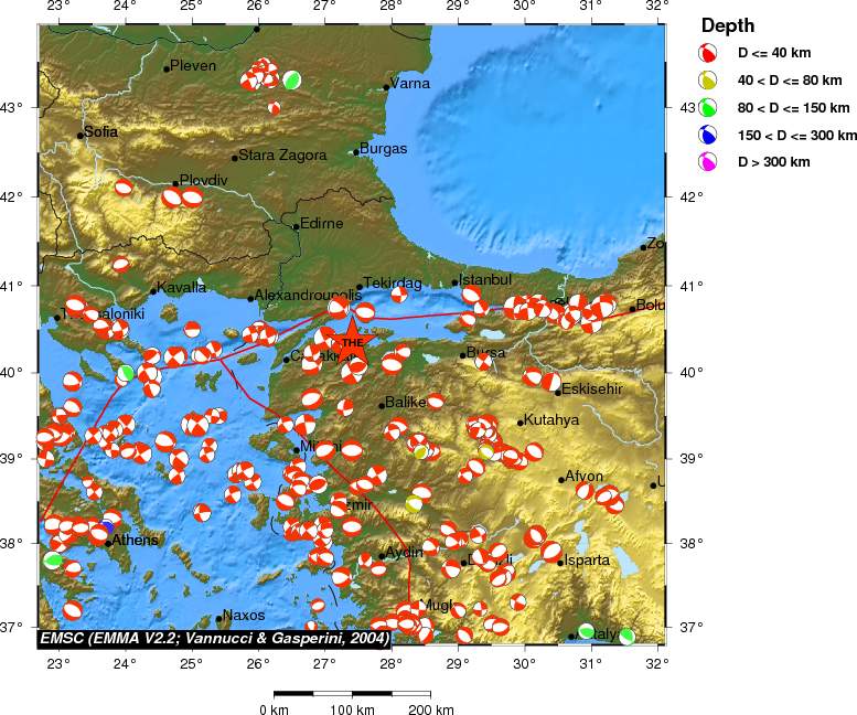 Regional moment Tensor