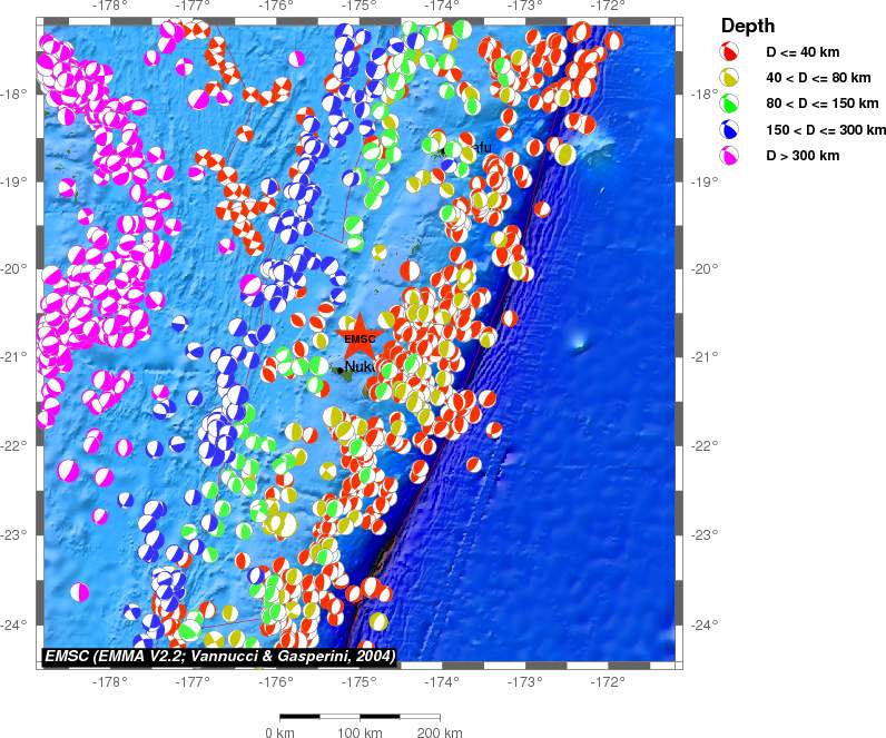 Regional moment Tensor