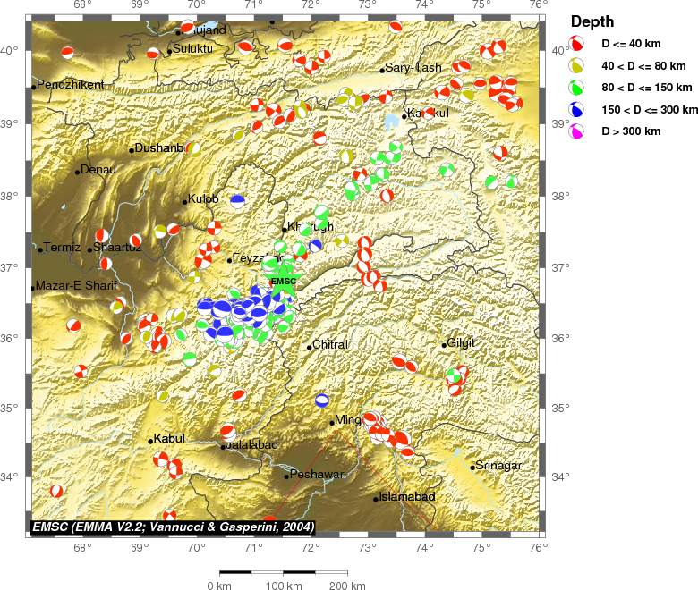 Regional moment Tensor