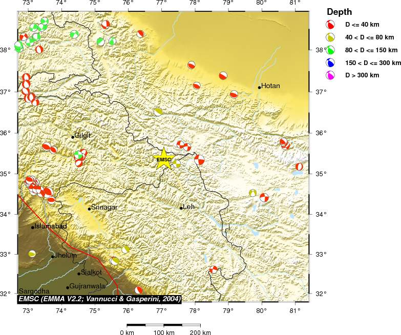 Regional moment Tensor