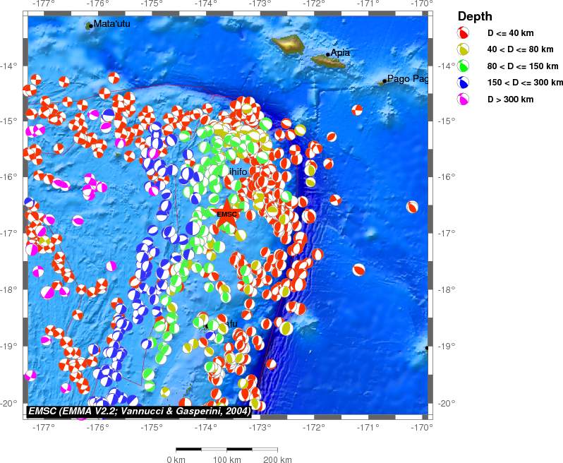 Regional moment Tensor
