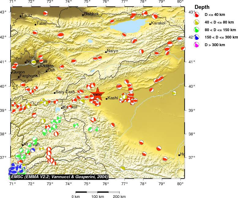 Regional moment Tensor