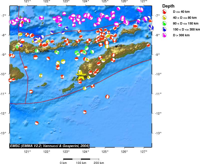 Regional moment Tensor