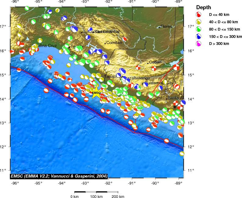 Regional moment Tensor