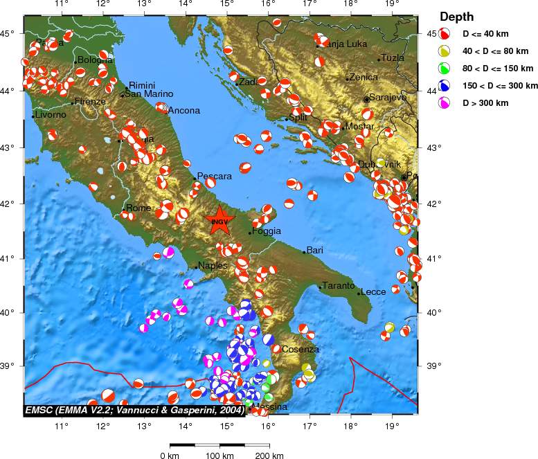Regional moment Tensor