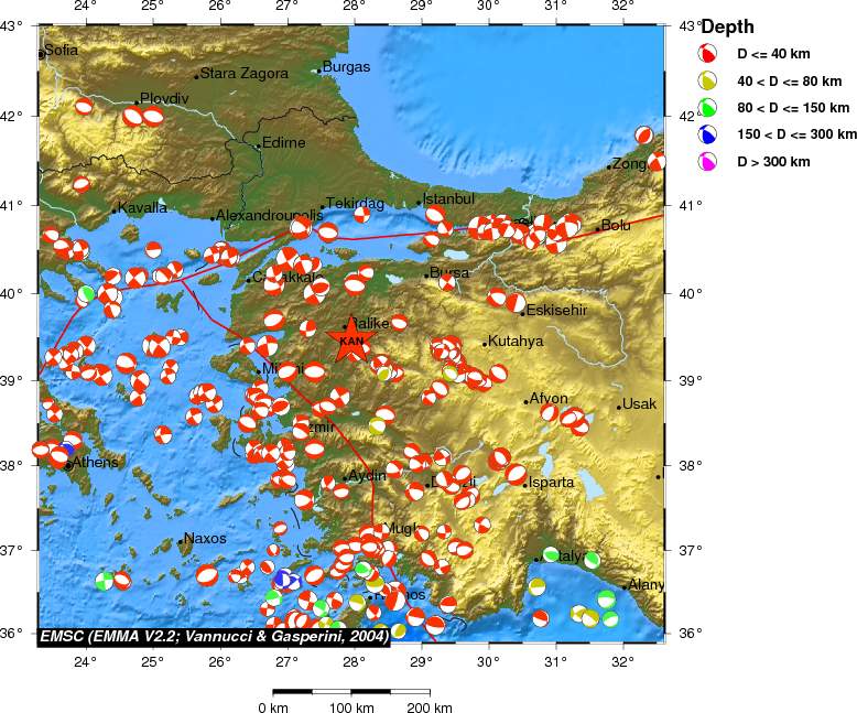 Regional moment Tensor