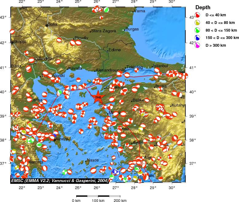Regional moment Tensor