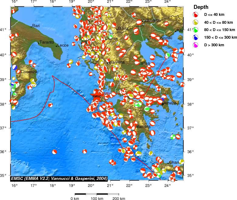 Regional moment Tensor