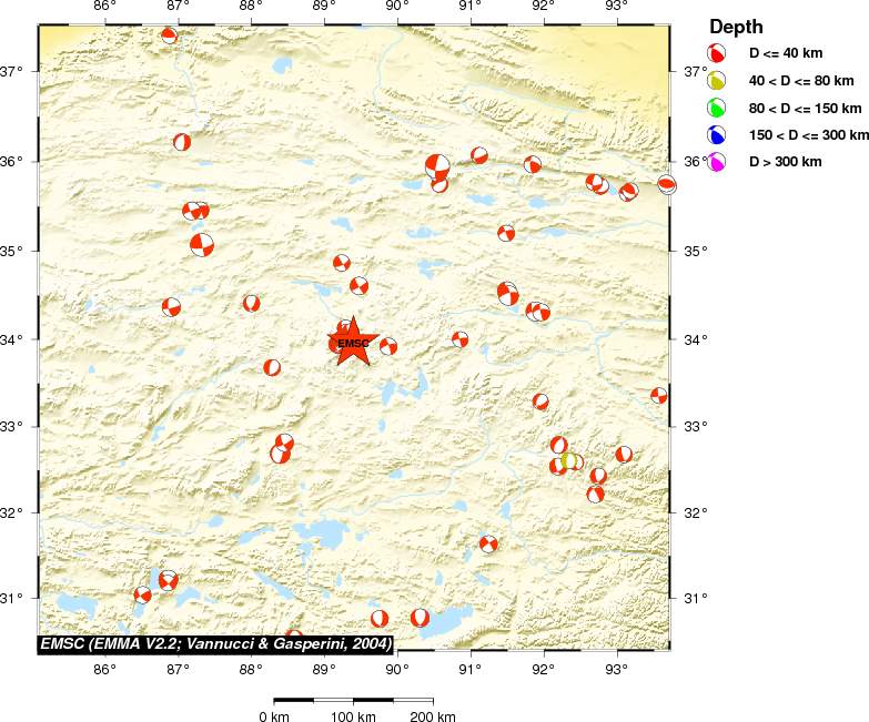 Regional moment Tensor