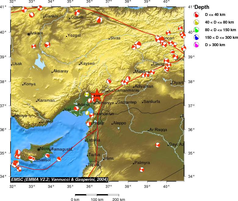 Regional moment Tensor