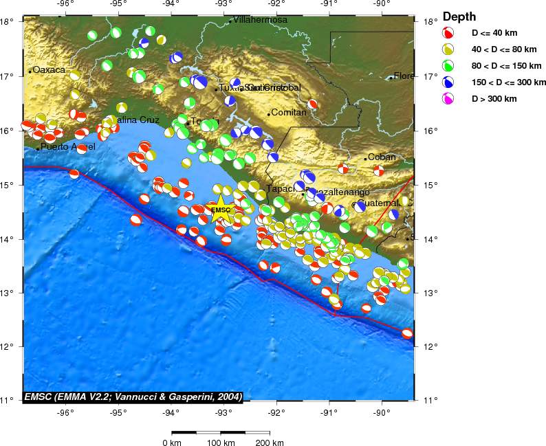 Regional moment Tensor