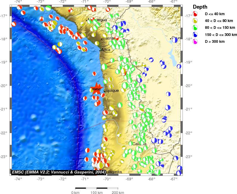 Regional moment Tensor