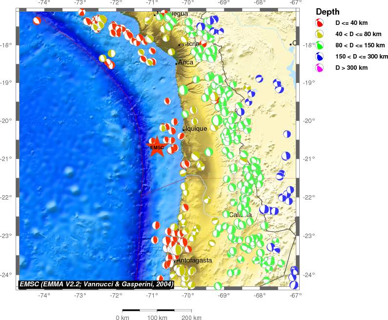 Regional moment Tensor