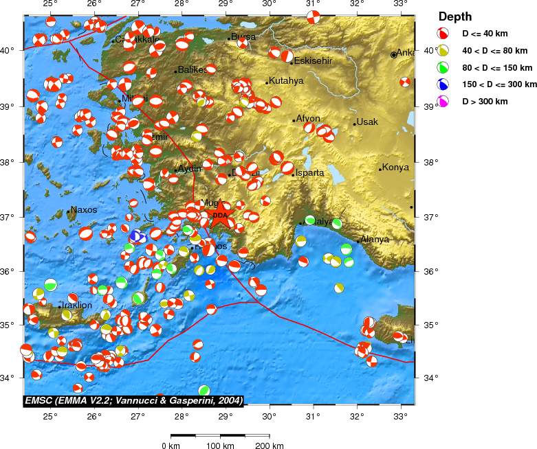 Regional moment Tensor