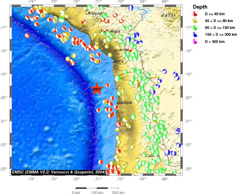 Regional moment Tensor