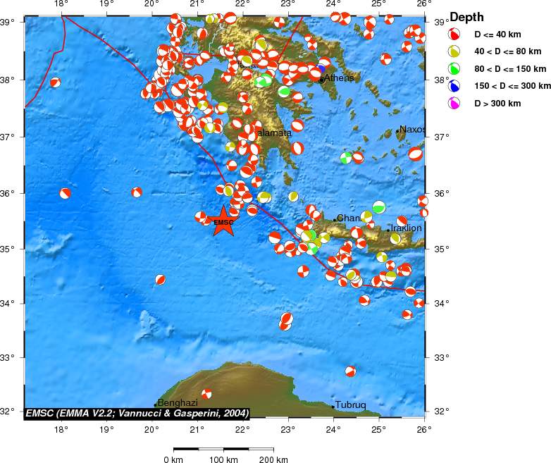 Regional moment Tensor