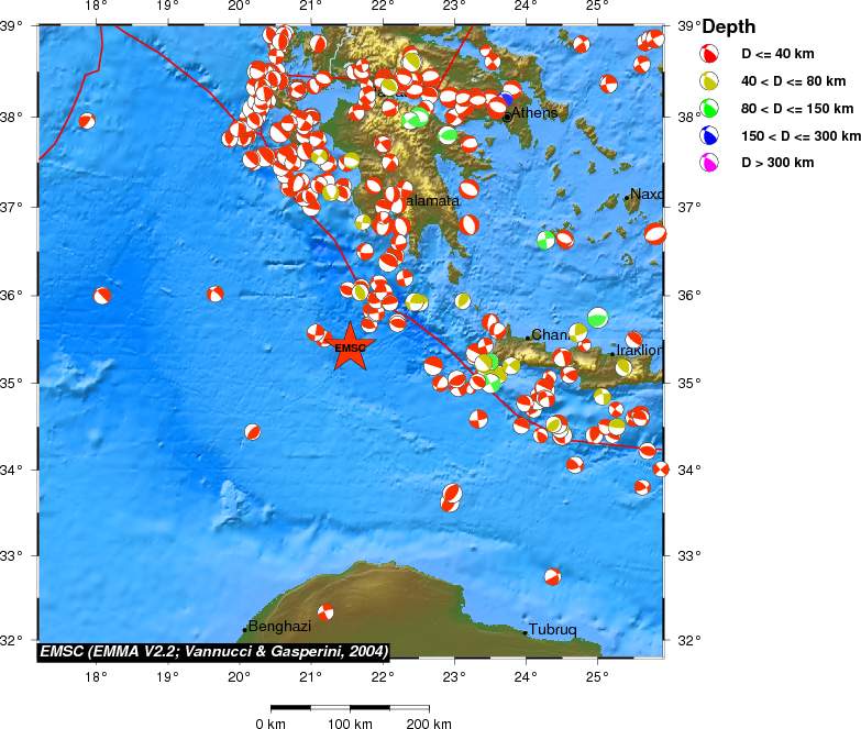 Regional moment Tensor