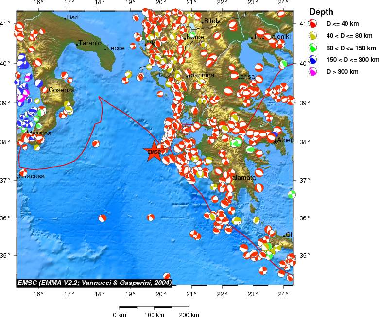 Regional moment Tensor