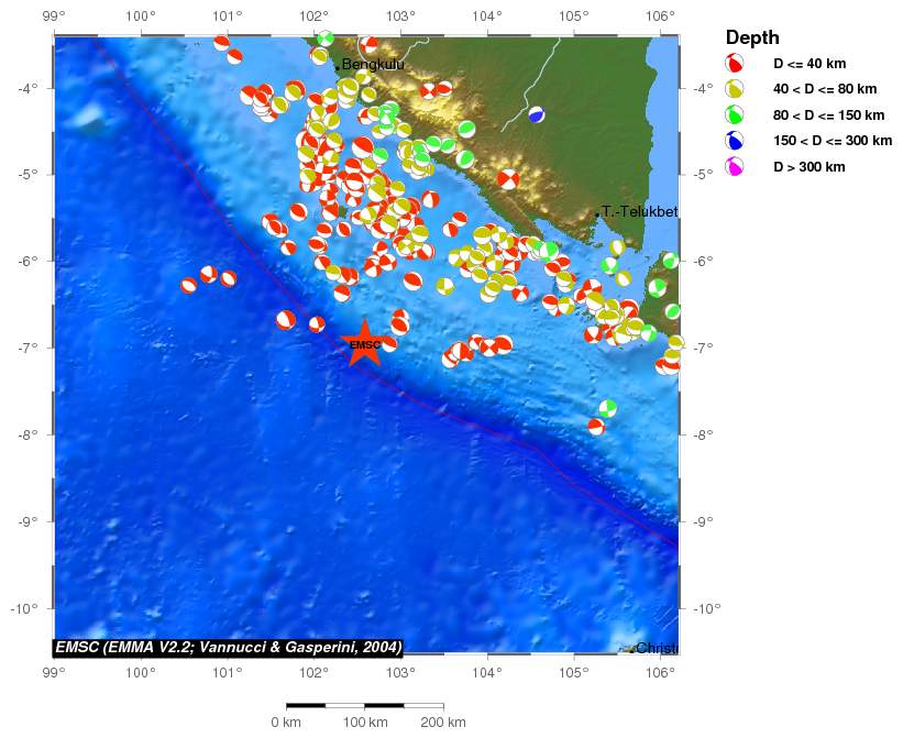 Regional moment Tensor