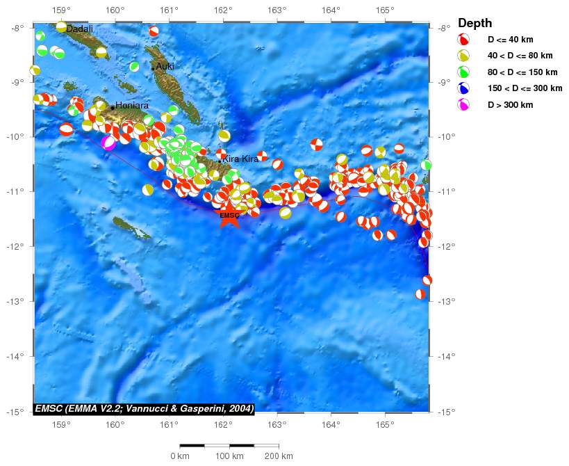 Regional moment Tensor