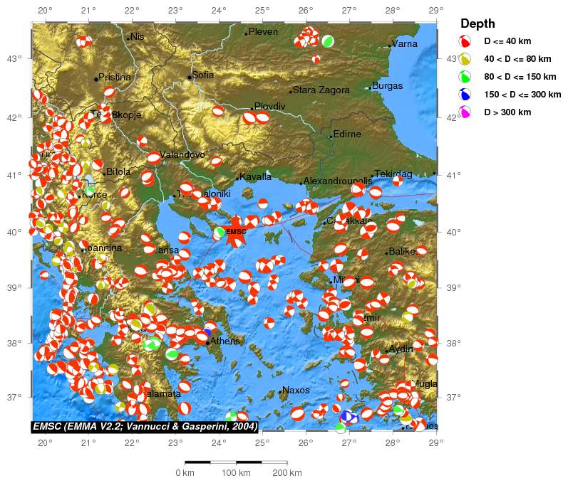 Regional moment Tensor