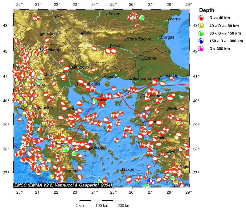 Regional moment Tensor