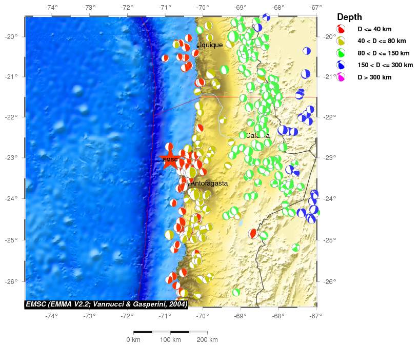Regional moment Tensor
