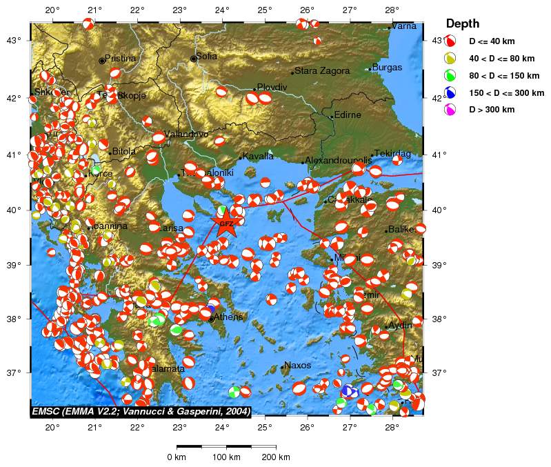 Regional moment Tensor