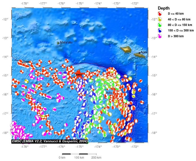Regional moment Tensor
