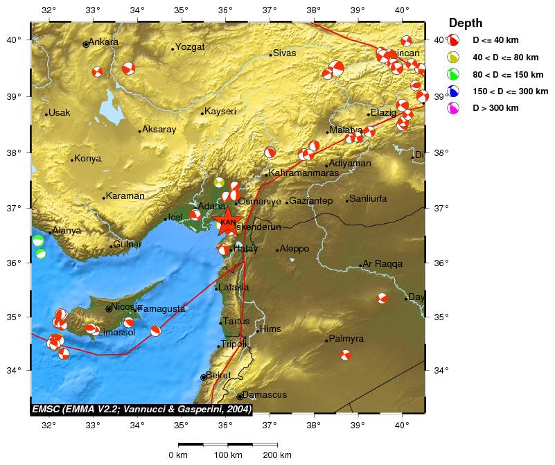 Regional moment Tensor