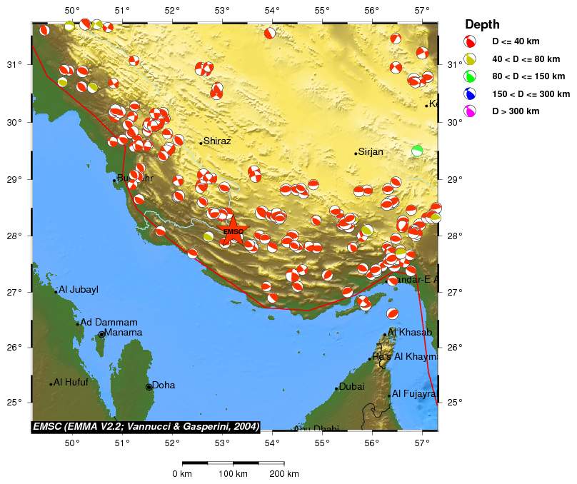 Regional moment Tensor