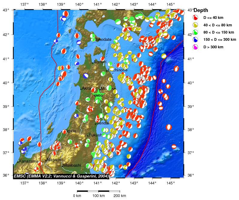Regional moment Tensor